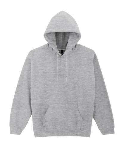 Tryck din logga på Hoodies från Gildan - Anpassa Gildan Heavy Blend™ - Hoodie för Vuxna i färgen Ljunggrå för företag, föreningar och privatpersoner