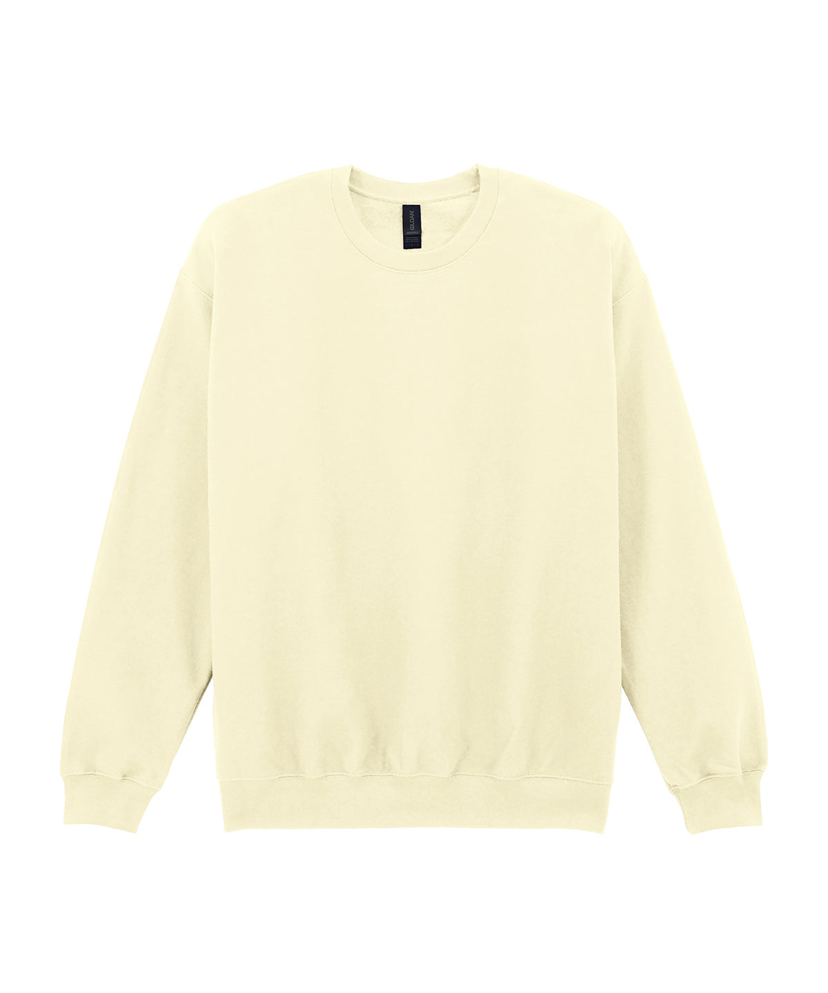 Tryck din logga på Sweatshirts från Gildan - Anpassa Gildan - Softstyle Midweight Fleece för Vuxna i färgen Off Vit för företag, föreningar och privatpersoner
