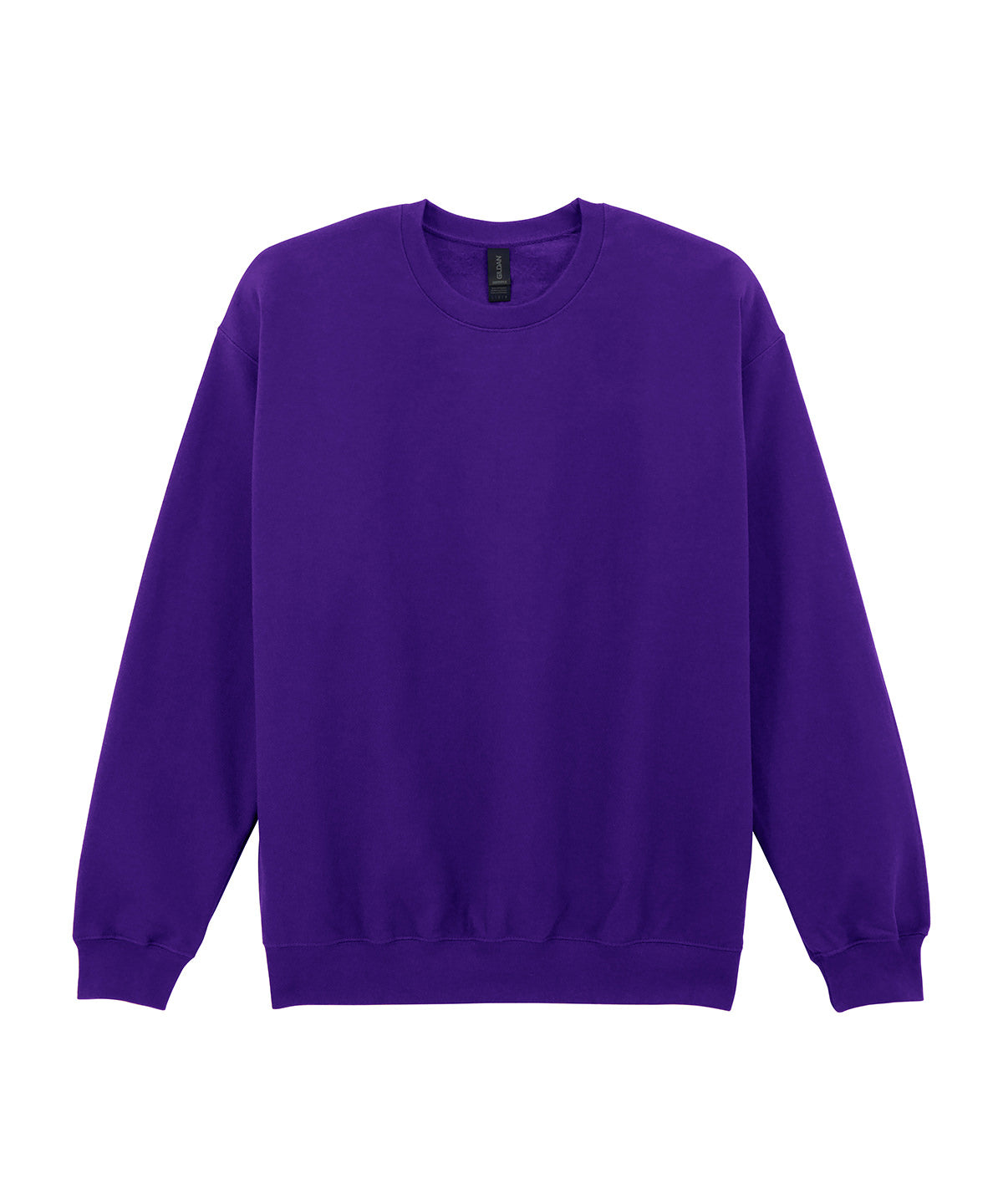 Tryck din logga på Sweatshirts från Gildan - Anpassa Gildan - Softstyle Midweight Fleece för Vuxna i färgen Mörk lila för företag, föreningar och privatpersoner