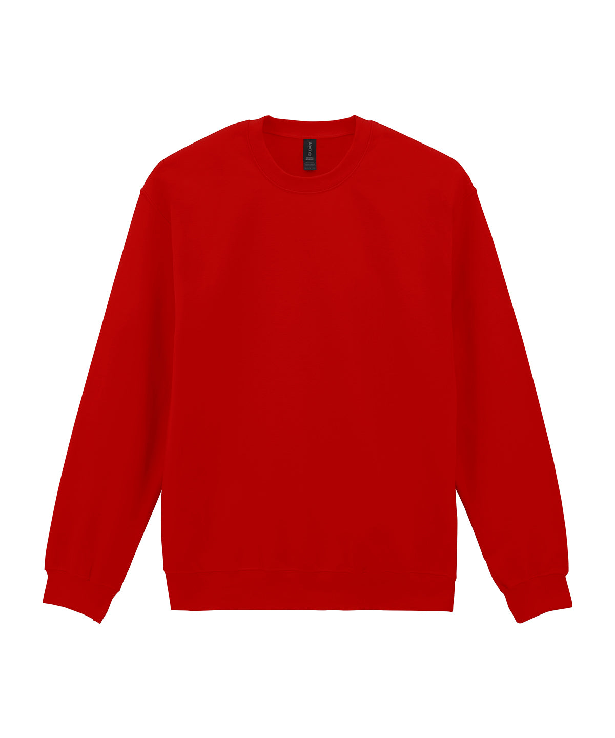 Tryck din logga på Sweatshirts från Gildan - Anpassa Gildan - Softstyle Midweight Fleece för Vuxna i färgen Mellan röd för företag, föreningar och privatpersoner