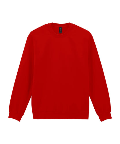 Tryck din logga på Sweatshirts från Gildan - Anpassa Gildan - Softstyle Midweight Fleece för Vuxna i färgen Mellan röd för företag, föreningar och privatpersoner