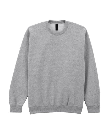 Tryck din logga på Sweatshirts från Gildan - Anpassa Gildan - Softstyle Midweight Fleece för Vuxna i färgen Ljunggrå för företag, föreningar och privatpersoner