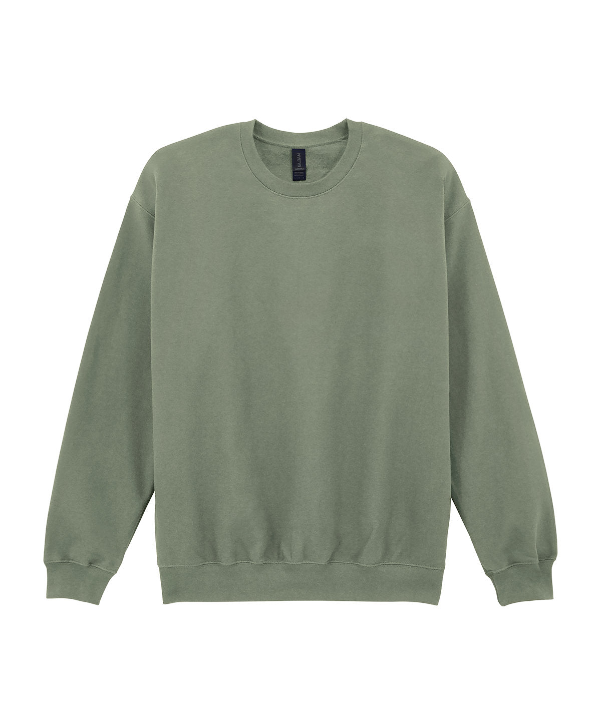 Tryck din logga på Sweatshirts från Gildan - Anpassa Gildan - Softstyle Midweight Fleece för Vuxna i färgen Mellan grön för företag, föreningar och privatpersoner