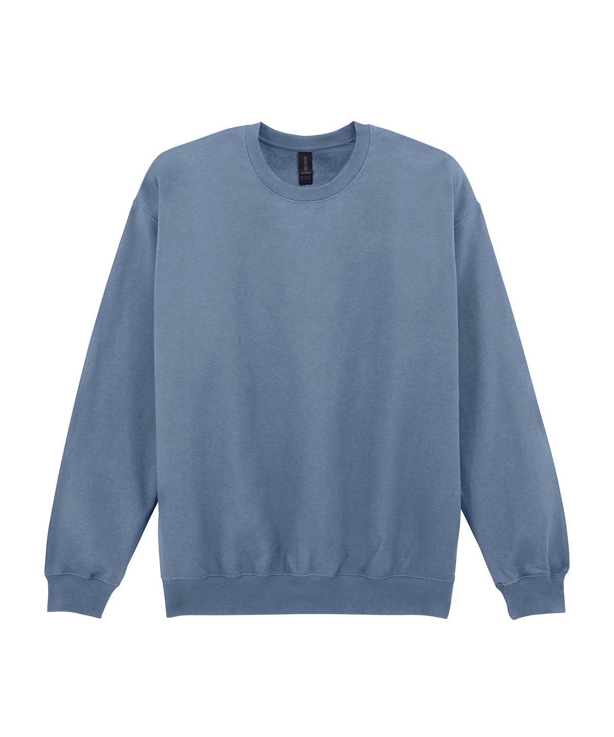 Tryck din logga på Sweatshirts från Gildan - Anpassa Gildan - Softstyle Midweight Fleece för Vuxna i färgen Mellanblå för företag, föreningar och privatpersoner
