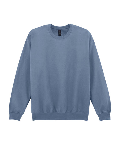 Tryck din logga på Sweatshirts från Gildan - Anpassa Gildan - Softstyle Midweight Fleece för Vuxna i färgen Mellanblå för företag, föreningar och privatpersoner