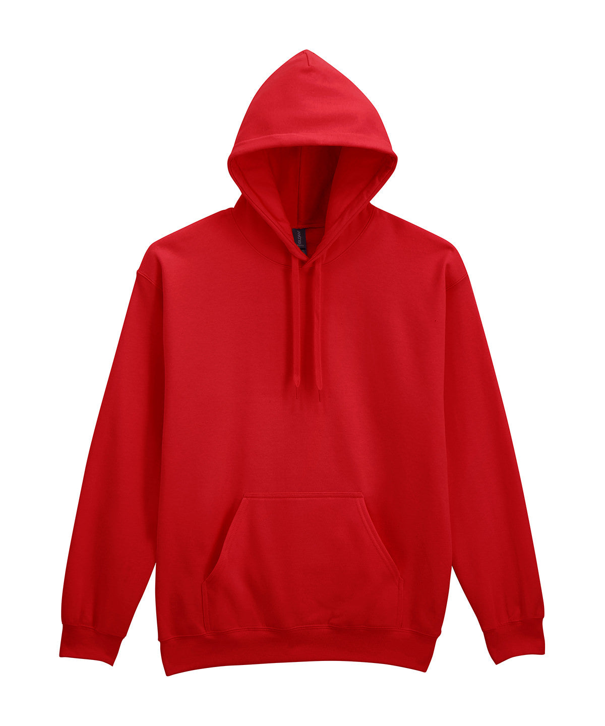 Tryck din logga på Hoodies från Gildan - Anpassa Gildan Softstyle® - Midweight Fleece Hoodie med Dragkedja för Vuxna i färgen Mellan röd för företag, föreningar och privatpersoner