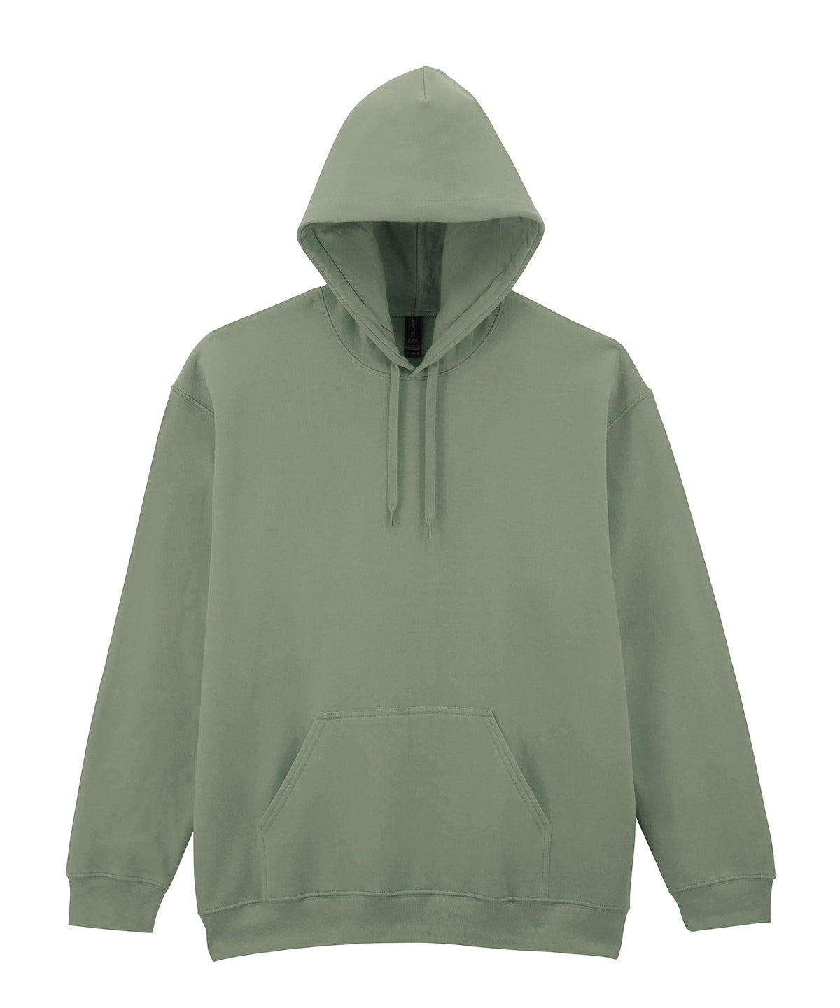 Tryck din logga på Hoodies från Gildan - Anpassa Gildan Softstyle® - Midweight Fleece Hoodie med Dragkedja för Vuxna i färgen Mellan grön för företag, föreningar och privatpersoner