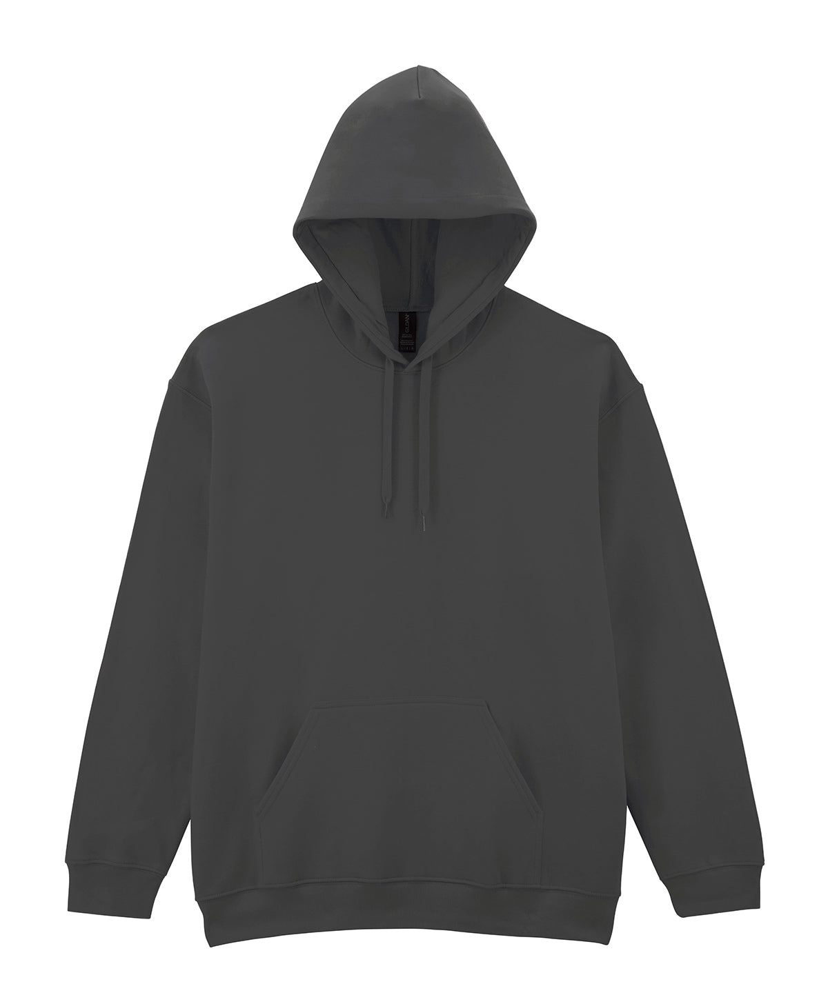 Tryck din logga på Hoodies från Gildan - Anpassa Gildan Softstyle® - Midweight Fleece Hoodie med Dragkedja för Vuxna i färgen Svart för företag, föreningar och privatpersoner