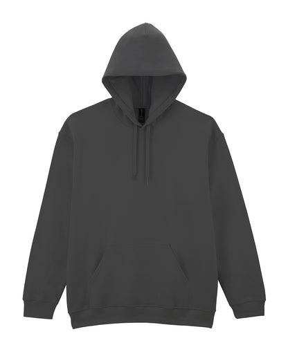 Tryck din logga på Hoodies från Gildan - Anpassa Gildan Softstyle® - Midweight Fleece Hoodie med Dragkedja för Vuxna i färgen Svart för företag, föreningar och privatpersoner
