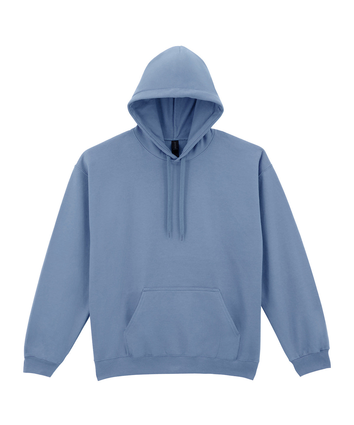Tryck din logga på Hoodies från Gildan - Anpassa Gildan Softstyle® - Midweight Fleece Hoodie med Dragkedja för Vuxna i färgen Mellanblå för företag, föreningar och privatpersoner