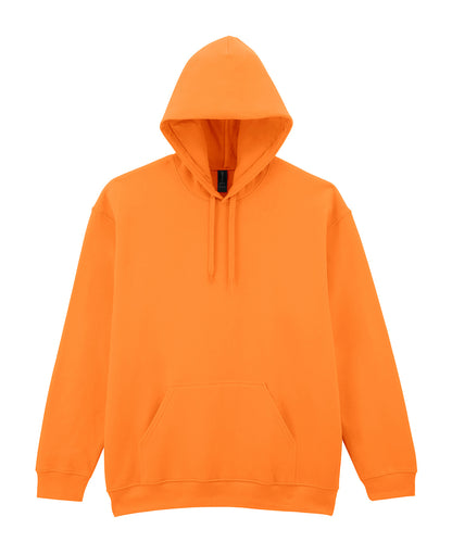 Tryck din logga på Hoodies från Gildan - Anpassa Gildan Softstyle® - Midweight Fleece Hoodie med Dragkedja för Vuxna i färgen Mellan Orange för företag, föreningar och privatpersoner