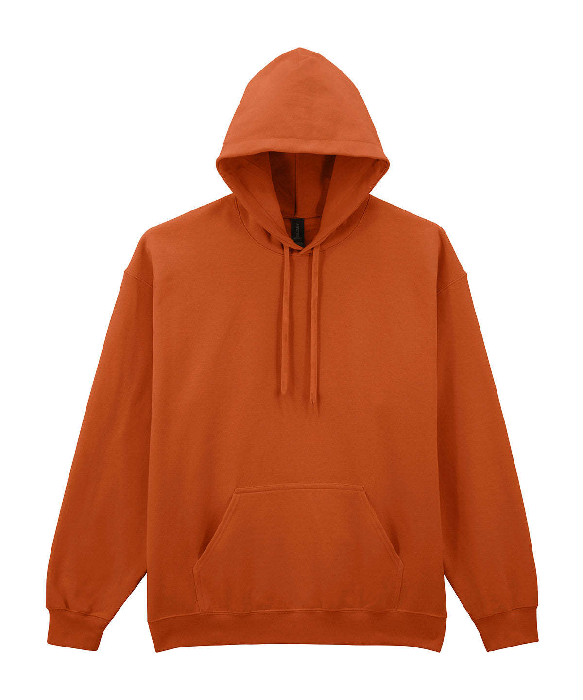 Tryck din logga på Hoodies från Gildan - Anpassa Gildan Softstyle® - Midweight Fleece Hoodie med Dragkedja för Vuxna i färgen Mörk orange för företag, föreningar och privatpersoner