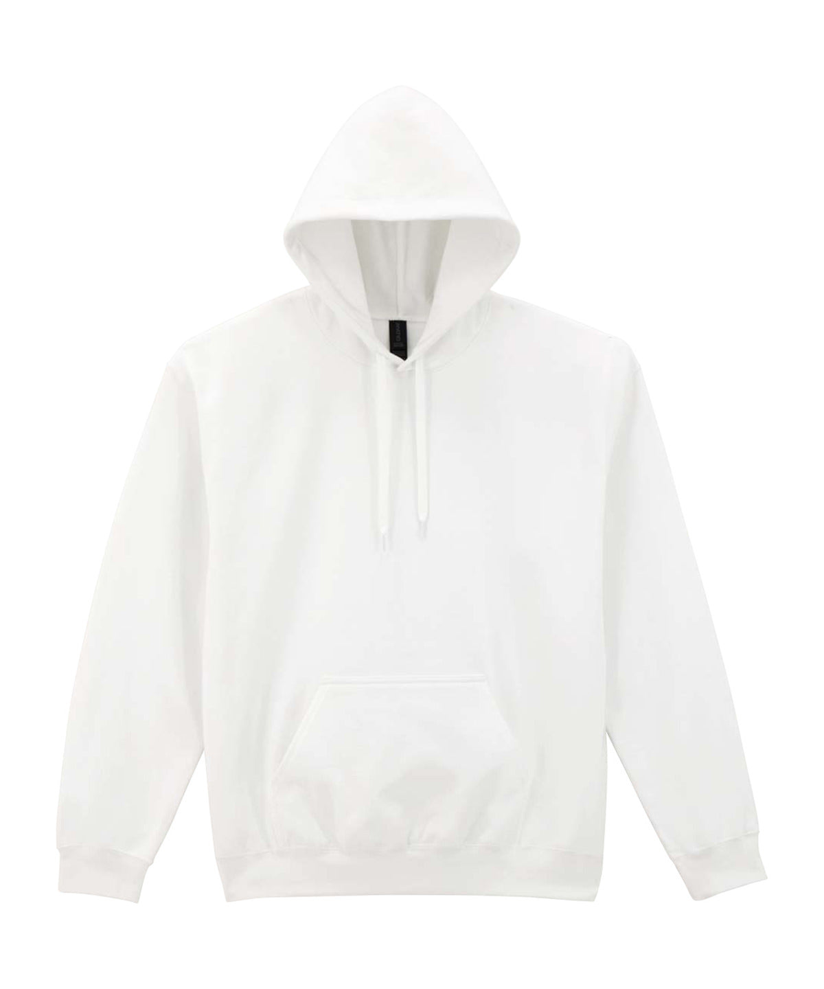 Tryck din logga på Hoodies från Gildan - Anpassa Gildan Softstyle® - Midweight Fleece Hoodie med Dragkedja för Vuxna i färgen Vit för företag, föreningar och privatpersoner