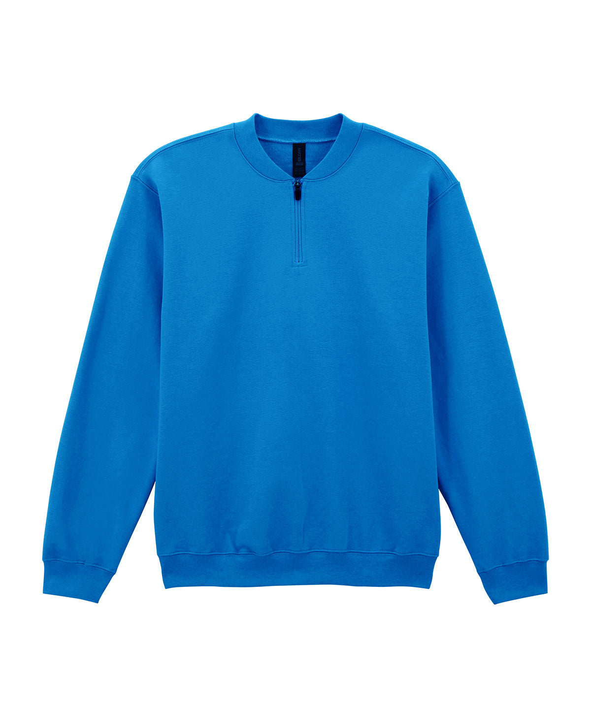 Tryck din logga på Sweatshirts från Gildan - Anpassa Gildan - Softstyle Midweight Fleece med 1/4 Dragkedja för Vuxna i färgen Royal för företag, föreningar och privatpersoner