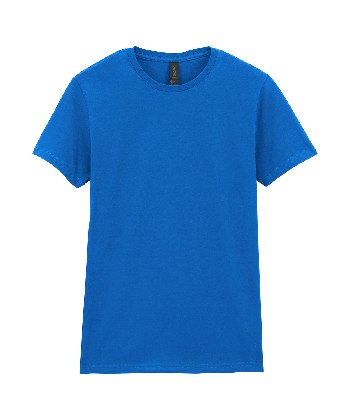 Tryck din logga på T-shirts från Gildan - Anpassa Softstyle Ringspun T-Shirt - Dam i färgen Royal för företag, föreningar och privatpersoner