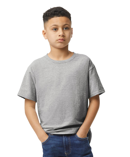 Tryck din logga på T-shirts från Gildan - Anpassa Lightweight T-Shirt - Barn i färgen för företag, föreningar och privatpersoner