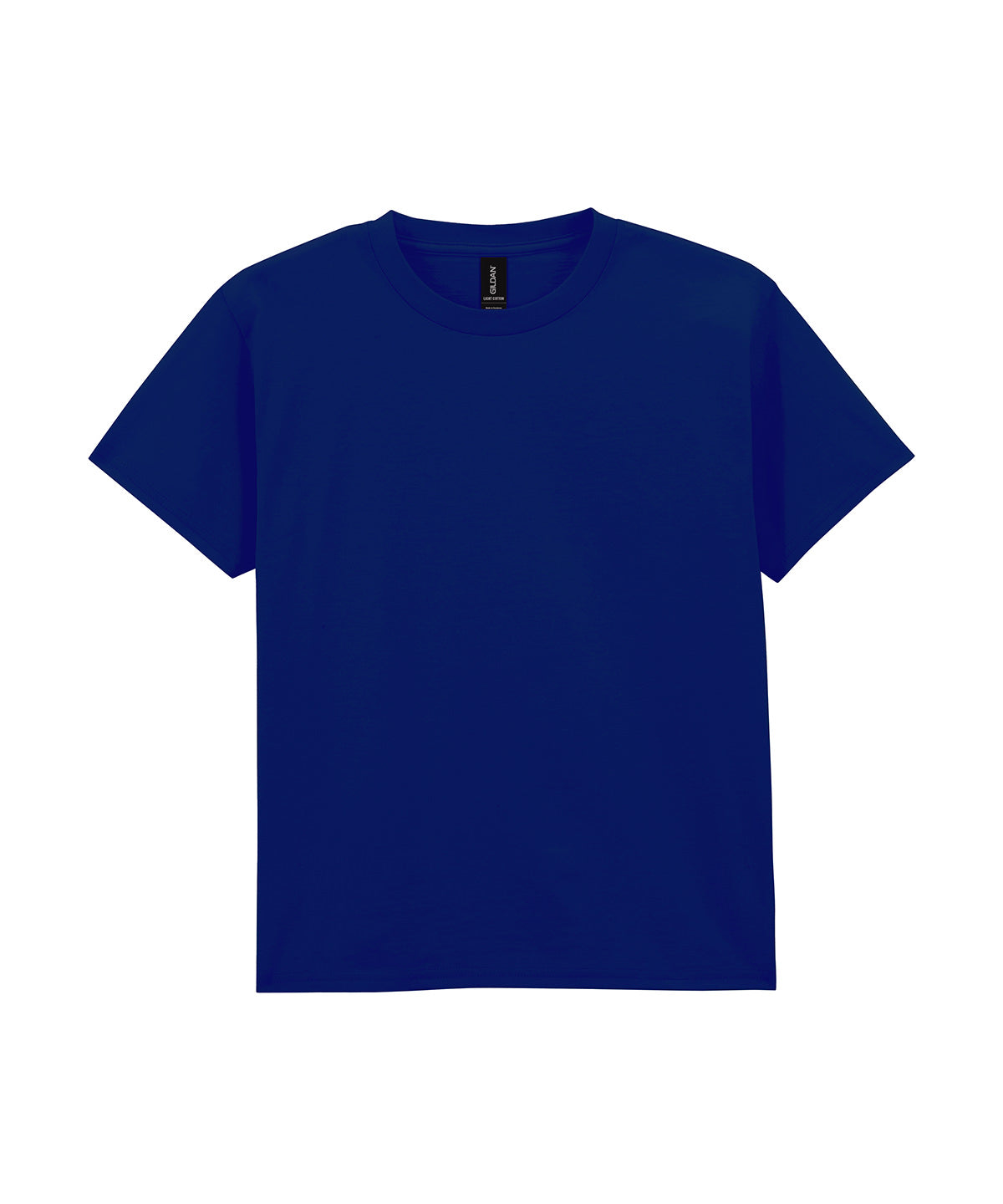 Tryck din logga på T-shirts från Gildan - Anpassa Lightweight T-Shirt - Barn i färgen Marinblå för företag, föreningar och privatpersoner