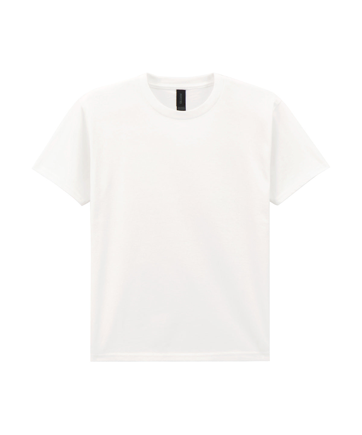 Tryck din logga på T-shirts från Gildan - Anpassa Lightweight T-Shirt - Barn i färgen Vit för företag, föreningar och privatpersoner
