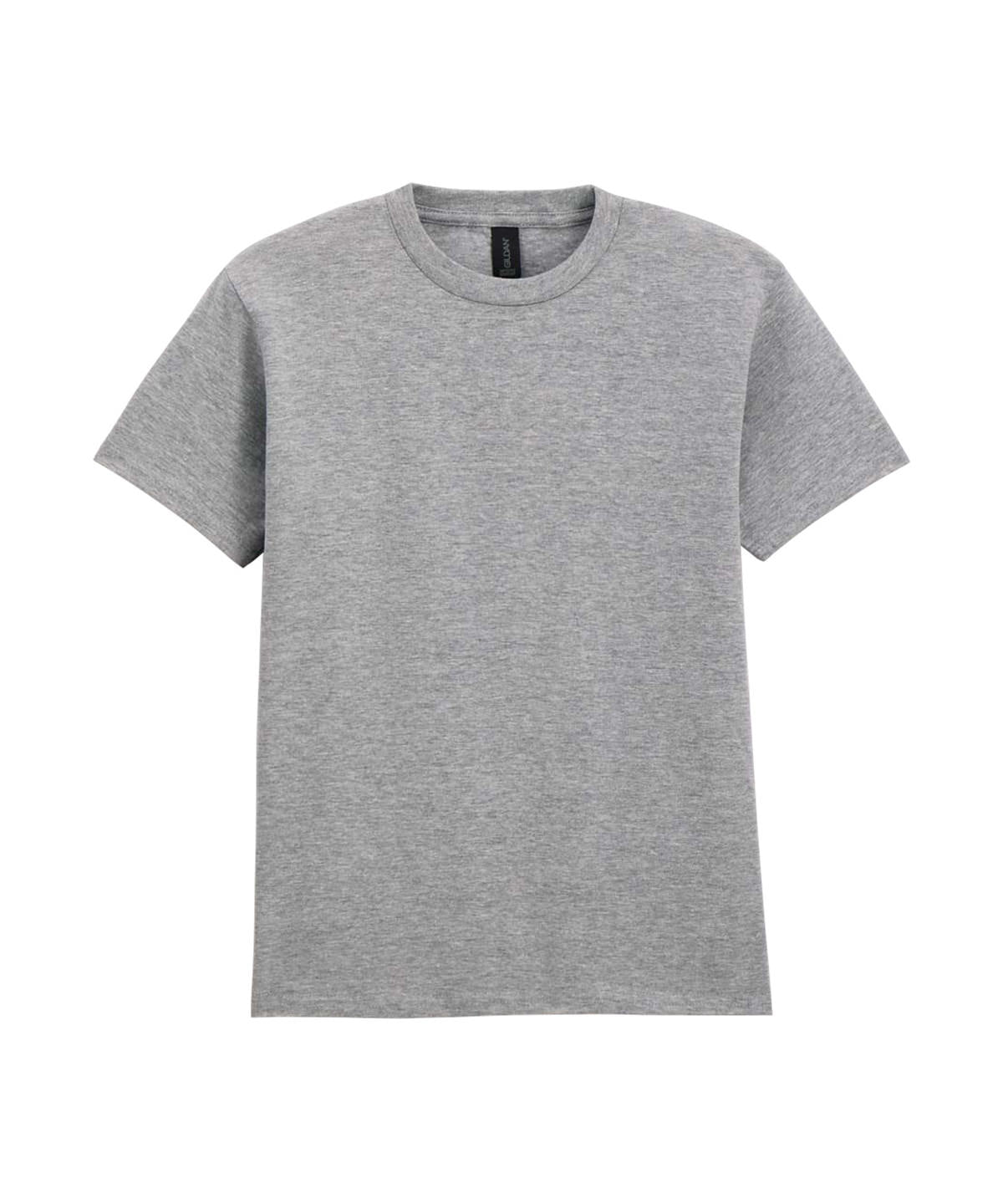 Tryck din logga på T-shirts från Gildan - Anpassa Softstyle Midweight T-Shirt – Barn i färgen Ljunggrå för företag, föreningar och privatpersoner