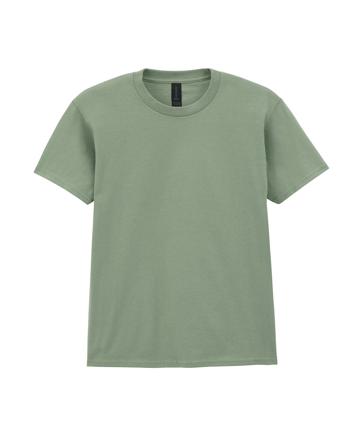 Tryck din logga på T-shirts från Gildan - Anpassa Softstyle Midweight T-Shirt – Barn i färgen Mörkgrön för företag, föreningar och privatpersoner