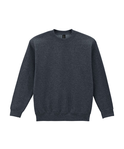 Tryck din logga på Sweatshirts från Gildan - Anpassa Gildan - Heavy Blend Sweatshirt/Rund Hals för Ungdomar i färgen Mörkgrå för företag, föreningar och privatpersoner