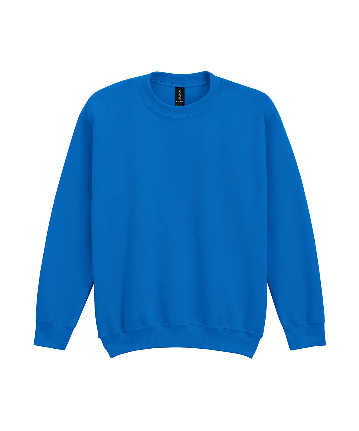 Tryck din logga på Sweatshirts från Gildan - Anpassa Gildan - Heavy Blend Sweatshirt/Rund Hals för Ungdomar i färgen Royal för företag, föreningar och privatpersoner