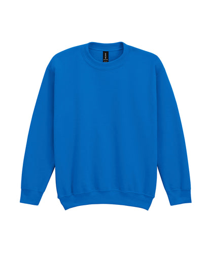 Tryck din logga på Sweatshirts från Gildan - Anpassa Gildan - Heavy Blend Sweatshirt/Rund Hals för Ungdomar i färgen Royal för företag, föreningar och privatpersoner