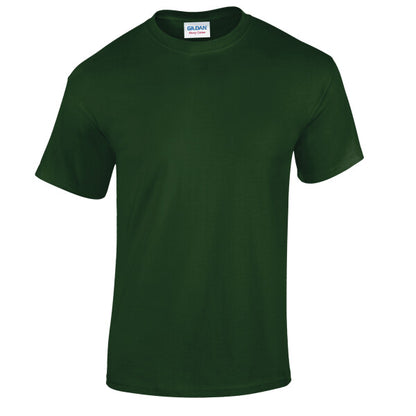 Tryck din logga på från Impala Print Shop - Anpassa GILDAN Billig t-shirt med tryck 5000 i färgen Olive Green för företag, föreningar och privatpersoner