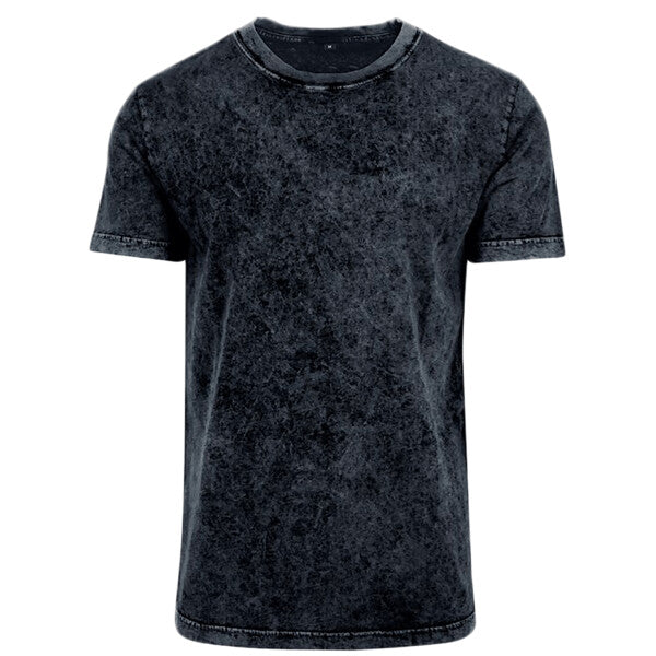 Tryck din logga på från Impala Print Shop - Anpassa BUILD YOUR BRAND Acid washed tee BY070 i färgen Graphite Grey för företag, föreningar och privatpersoner