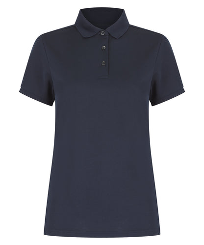 Tryck din logga på Piké från Henbury - Anpassa Recycled Polyester Polo - Dam i färgen Marinblå för företag, föreningar och privatpersoner