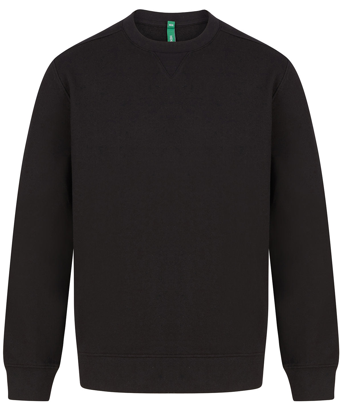 Tryck din logga på Sweatshirts från Henbury - Anpassa Henbury - Unisex Hållbar Hoodie i färgen Svart för företag, föreningar och privatpersoner