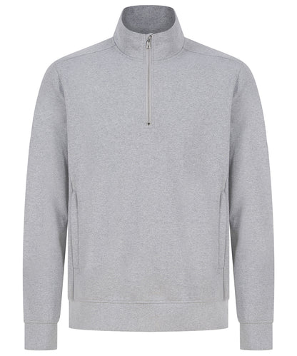 Tryck din logga på Sweatshirts från Henbury - Anpassa Henbury - Unisex Hållbar Zip Hoodie i färgen Ljunggrå för företag, föreningar och privatpersoner