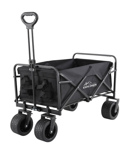 Tryck din logga på Förvaring från Home & Living - Anpassa Explorer hopfällbar vagn i färgen Svart One Size för företag, föreningar och privatpersoner
