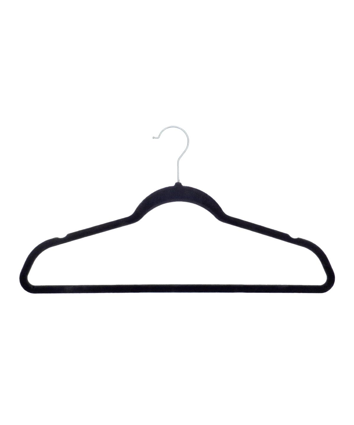 Tryck din logga på Accessoarer från Home & Living - Anpassa Klädhängare med sammetseffekt i färgen Svart One Size för företag, föreningar och privatpersoner