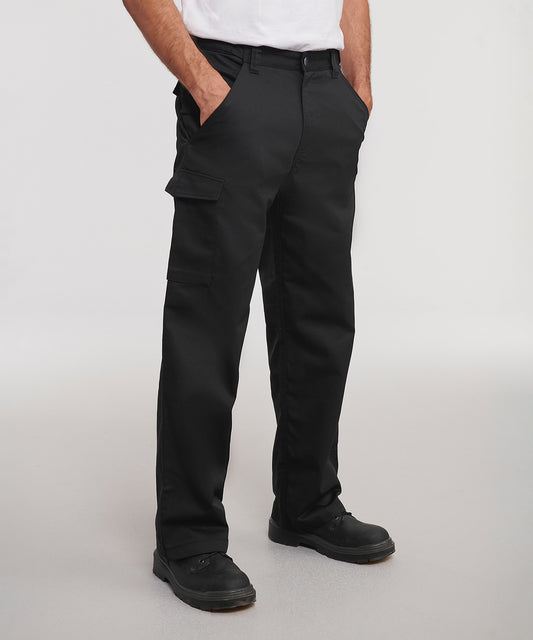 Tryck din logga på Byxor från Russell Europe - Anpassa Arbetsbyxor i twill i polycotton i färgen för företag, föreningar och privatpersoner