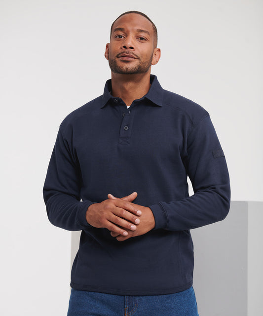 Tryck din logga på Sweatshirts från Russell Europe - Anpassa Russell Europe - Sweatshirt med Kraftig Krage i färgen för företag, föreningar och privatpersoner