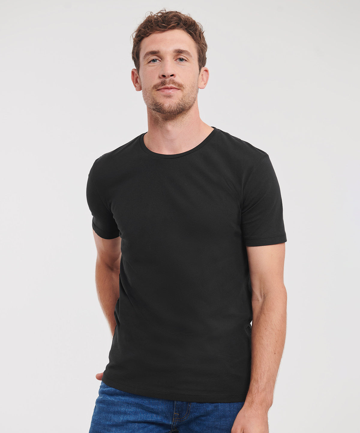 Tryck din logga på T-shirts från Russell Europe - Anpassa Pure Organic T‑Shirt i färgen för företag, föreningar och privatpersoner