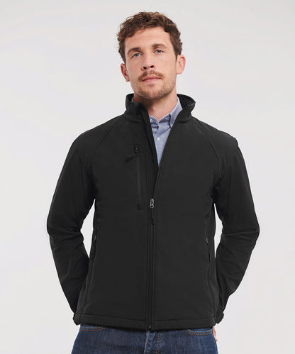Tryck din logga på Softshelljackor från Russell Europe - Anpassa Softshell-jacka i färgen för företag, föreningar och privatpersoner