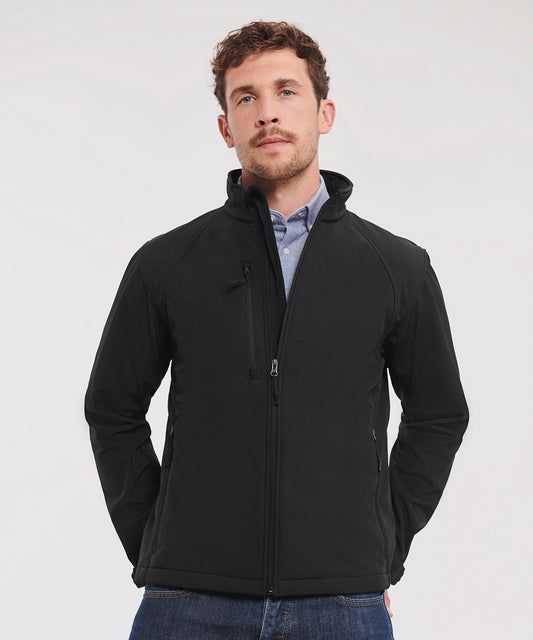 Tryck din logga på Softshelljackor från Russell Europe - Anpassa Softshell-jacka i färgen för företag, föreningar och privatpersoner