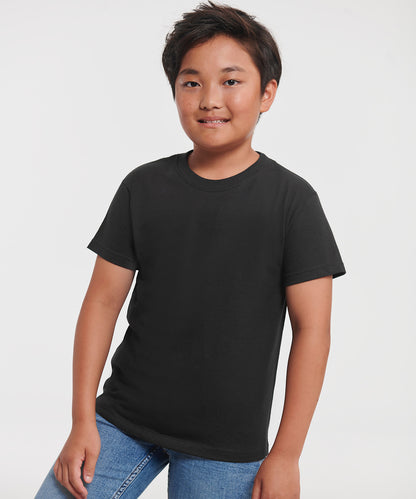 Tryck din logga på T-shirts från Russell Europe - Anpassa Classic T-Shirt – Barn i färgen för företag, föreningar och privatpersoner