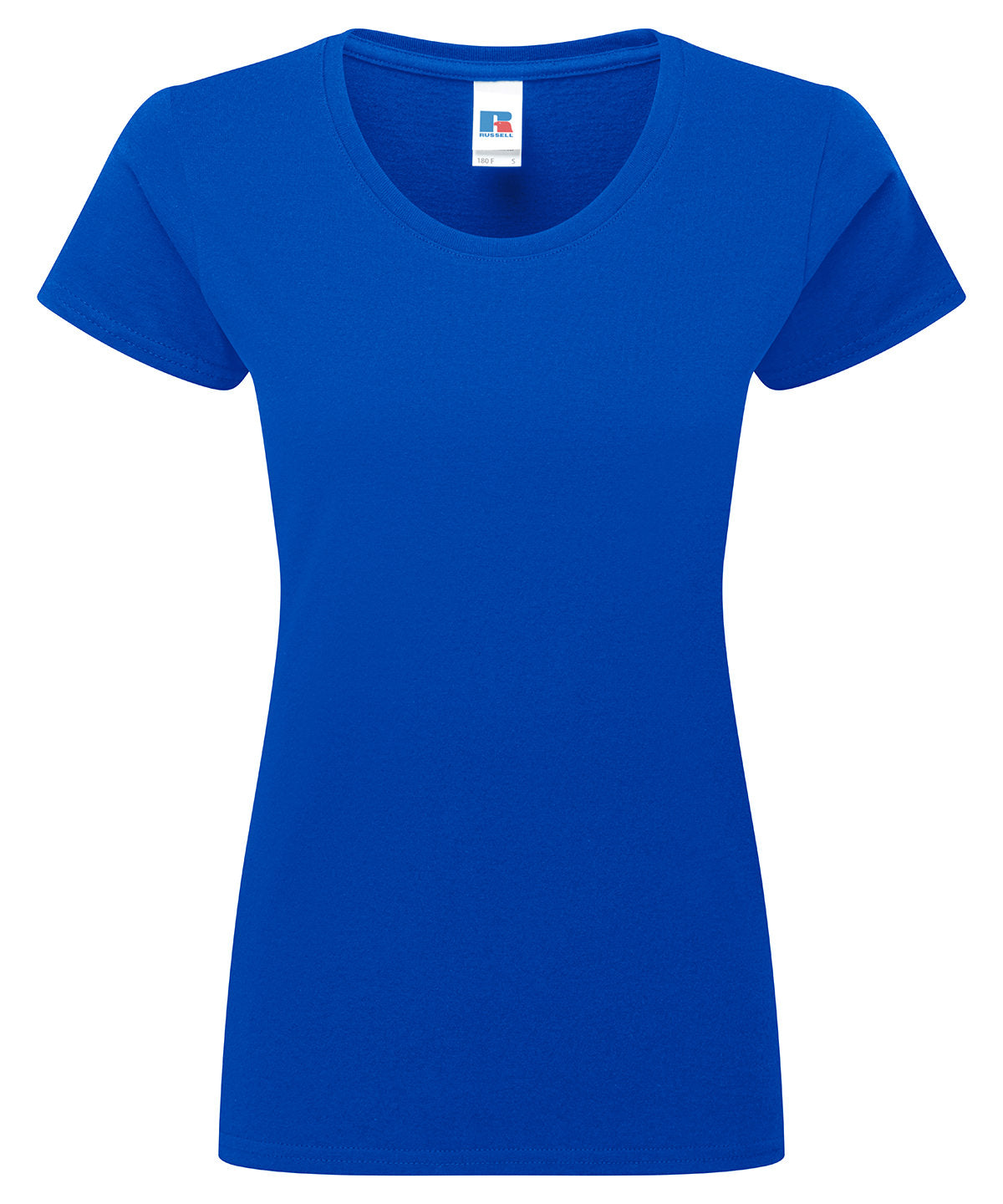Tryck din logga på T-shirts från Russell Europe - Anpassa Authentic Classic T-Shirt – Women i färgen Royal för företag, föreningar och privatpersoner