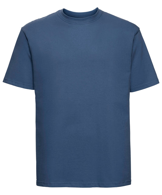 Tryck din logga på T-shirts från Russell Europe - Anpassa Super Ringspun Classic T-Shirt i färgen Royal 2XL för företag, föreningar och privatpersoner