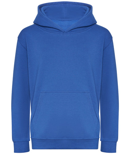 Tryck din logga på Hoodies från AWDis Just Hoods - Anpassa AWDis Just Hoods - Ekologisk Hoodie för Barn i färgen Royal för företag, föreningar och privatpersoner