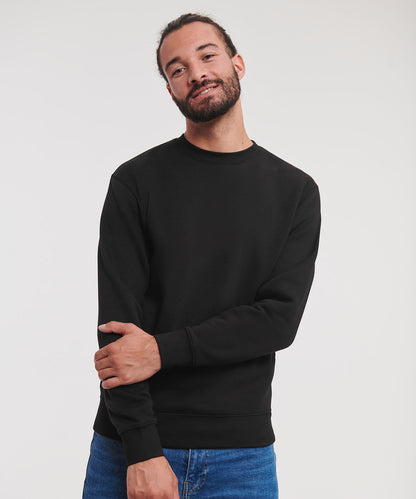 Tryck din logga på Sweatshirts från Russell Europe - Anpassa Russell Europe - Sweatshirt med Set-In-Ärm i färgen för företag, föreningar och privatpersoner