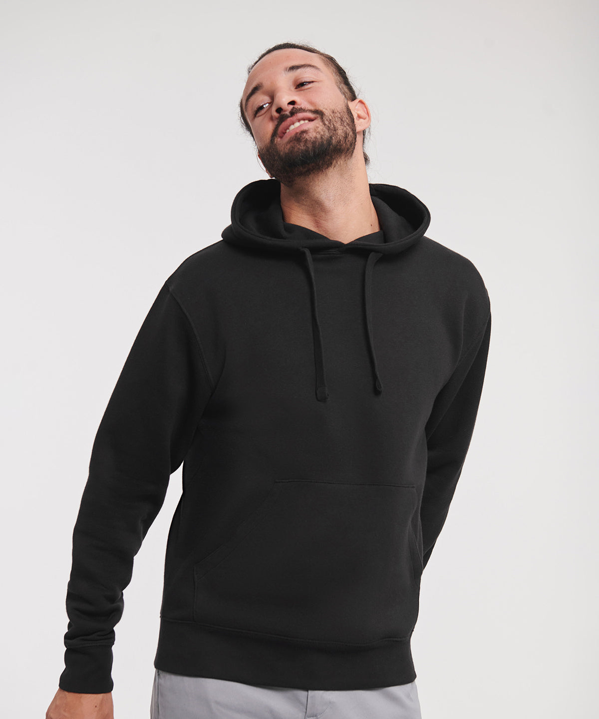 Tryck din logga på Hoodies från Russell Europe - Anpassa Russell Europe - Autentisk Hoodie med Huva i färgen för företag, föreningar och privatpersoner