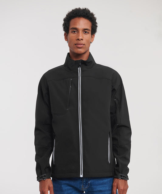 Tryck din logga på Softshelljackor från Russell Europe - Anpassa Bionic softshell-jacka i färgen för företag, föreningar och privatpersoner