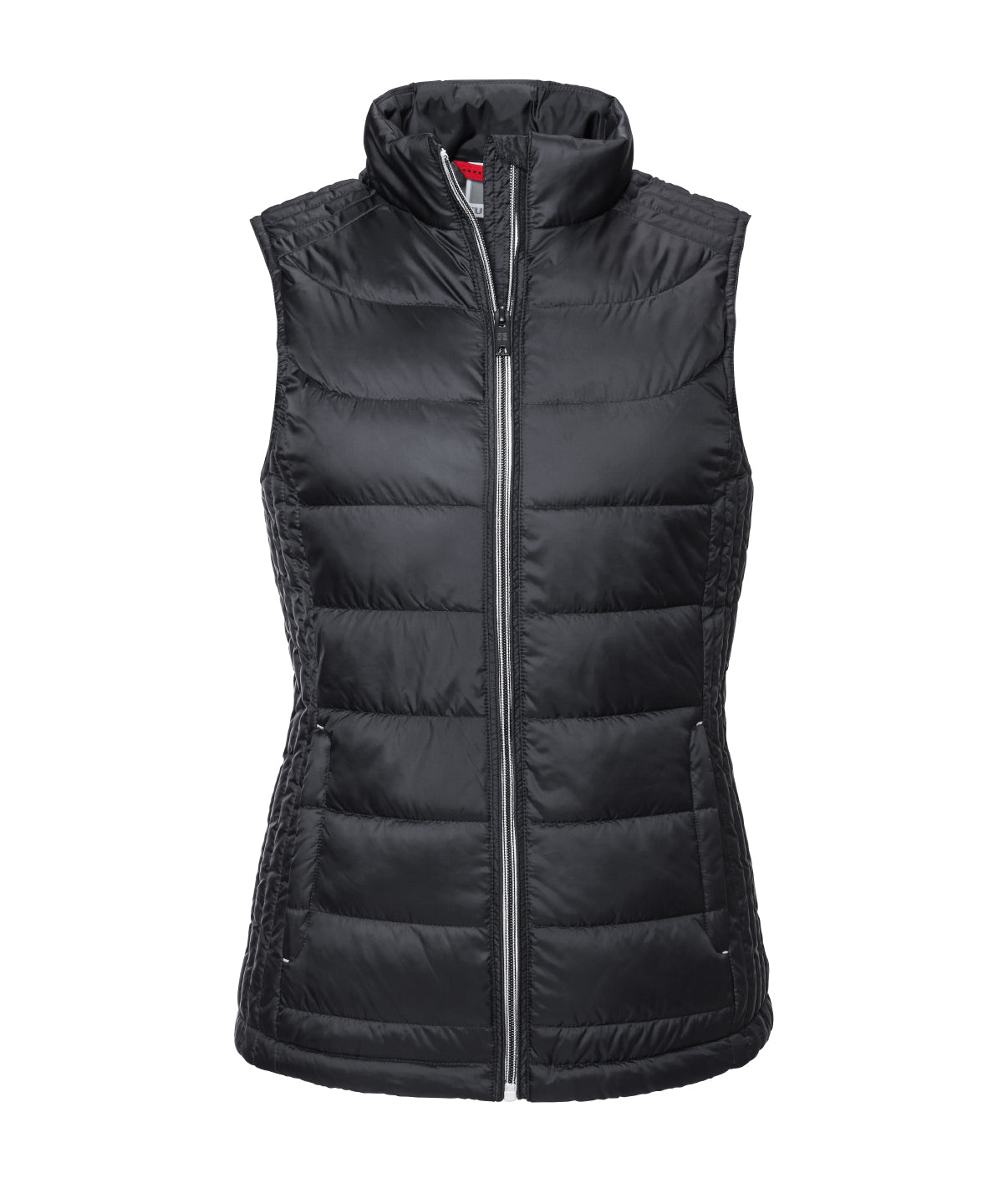 Tryck din logga på Termovästar från Russell Europe - Anpassa Nano bodywarmer för damer i färgen Svart för företag, föreningar och privatpersoner
