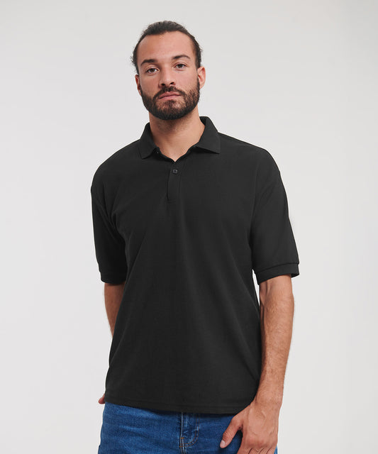 Tryck din logga på Piké från Russell Europe - Anpassa Classic Polycotton Polo i färgen för företag, föreningar och privatpersoner