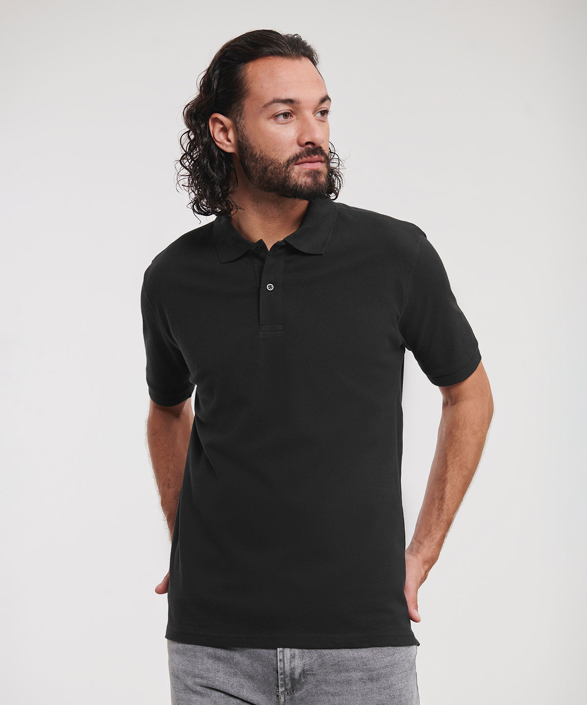 Tryck din logga på Piké från Russell Europe - Anpassa Classic Cotton Polo i färgen för företag, föreningar och privatpersoner