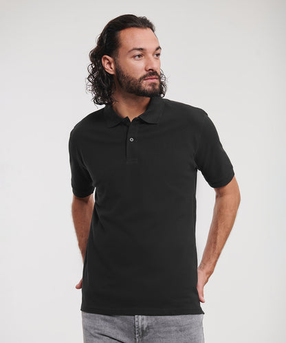 Tryck din logga på Piké från Russell Europe - Anpassa Classic Cotton Polo i färgen för företag, föreningar och privatpersoner